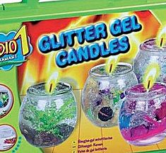 Gel voor de kinderen om kaarsen te maken