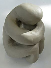 Figuren maken uit klei is kleien