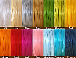 Vele soorten kleuren lint
