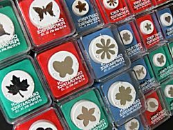 Diverse ponsen op een rij